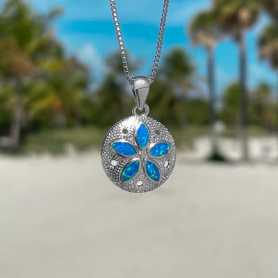 Opal Sand Dollar Necklace